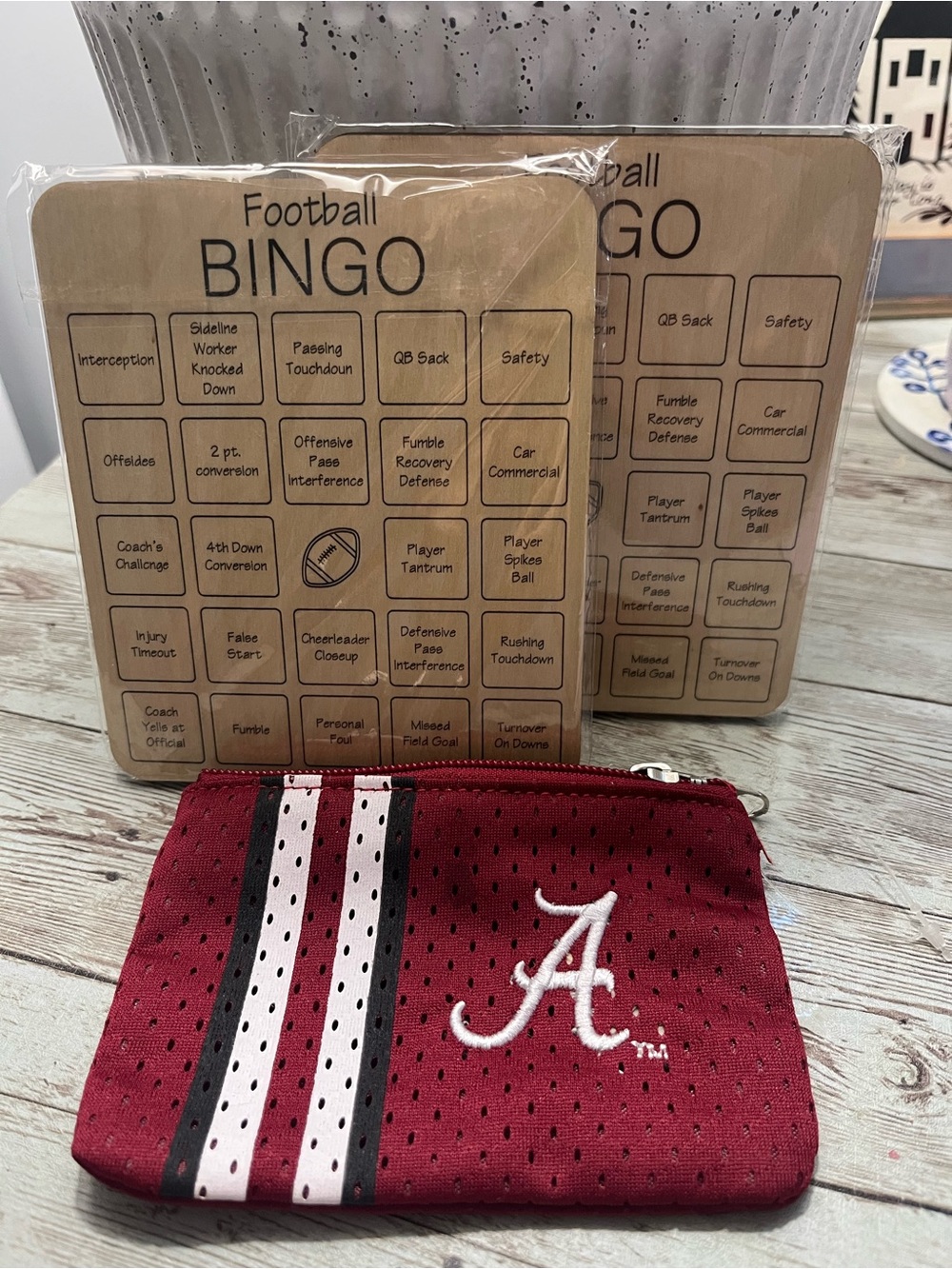Alabama change purse and game